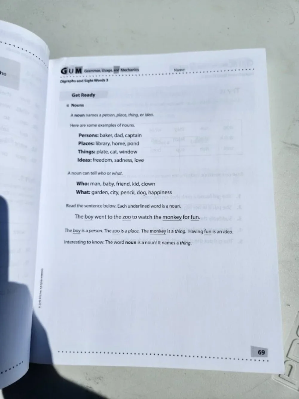 Mark12 Reading Activity Book Volume 1 Paperback Literature Curriculum Workbook S
